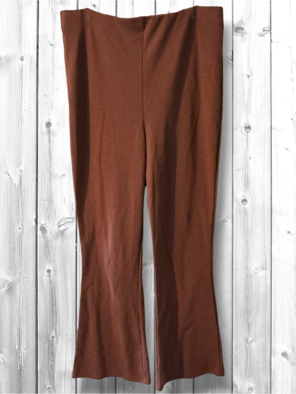 🌹love on a hanger Wide Leg Pull On Pants in Rust Brown